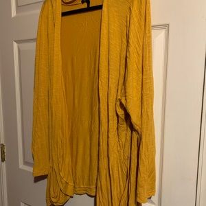 Mustard yellow cardigan